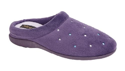 Sleepers Slippers LS964P Purple size 7